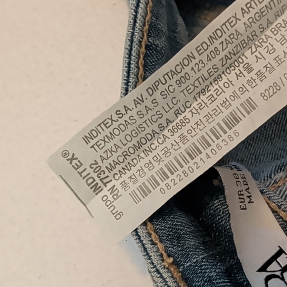 Zara Denim Light Wash Women's Skinny Jeans - Picture 6 of 7
